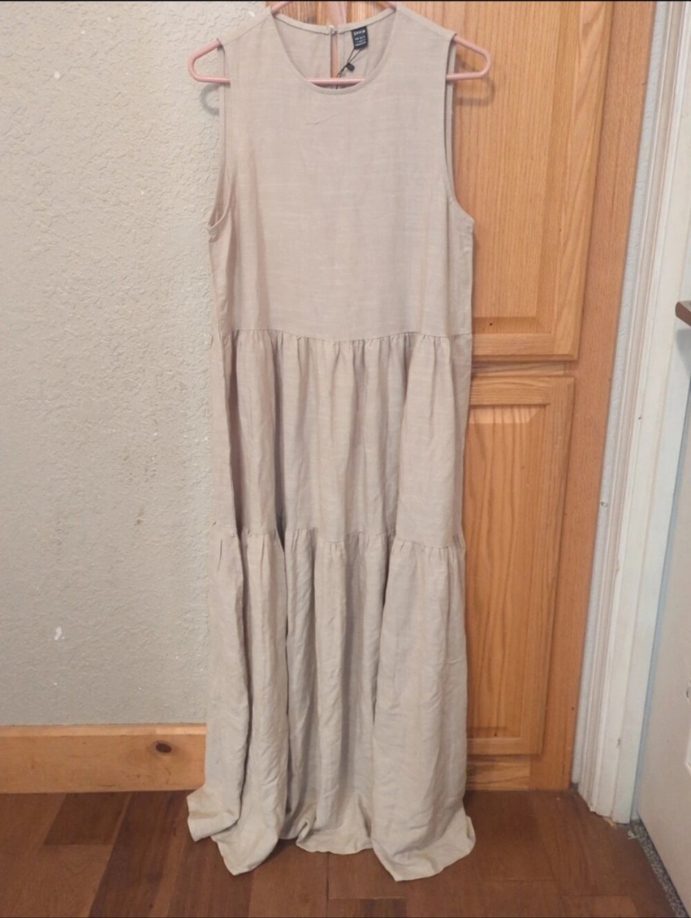 NWT Sleeveless Linen Dress Large